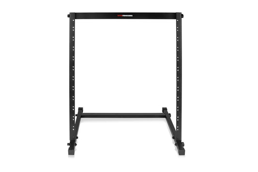 Angled 12U Desktop Metal Rack Stand