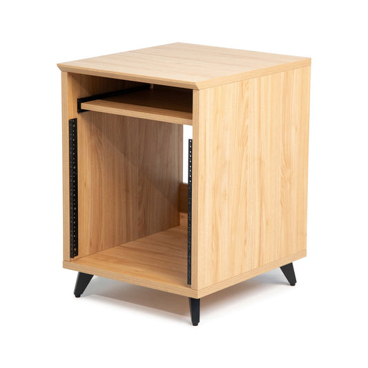Elite Furniture Series 10U Studio Rack Table in Natural Maple Matte Finish