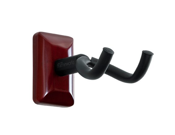 Frameworks Wall Mounted Guitar Hanger with Cherry Mounting Plate