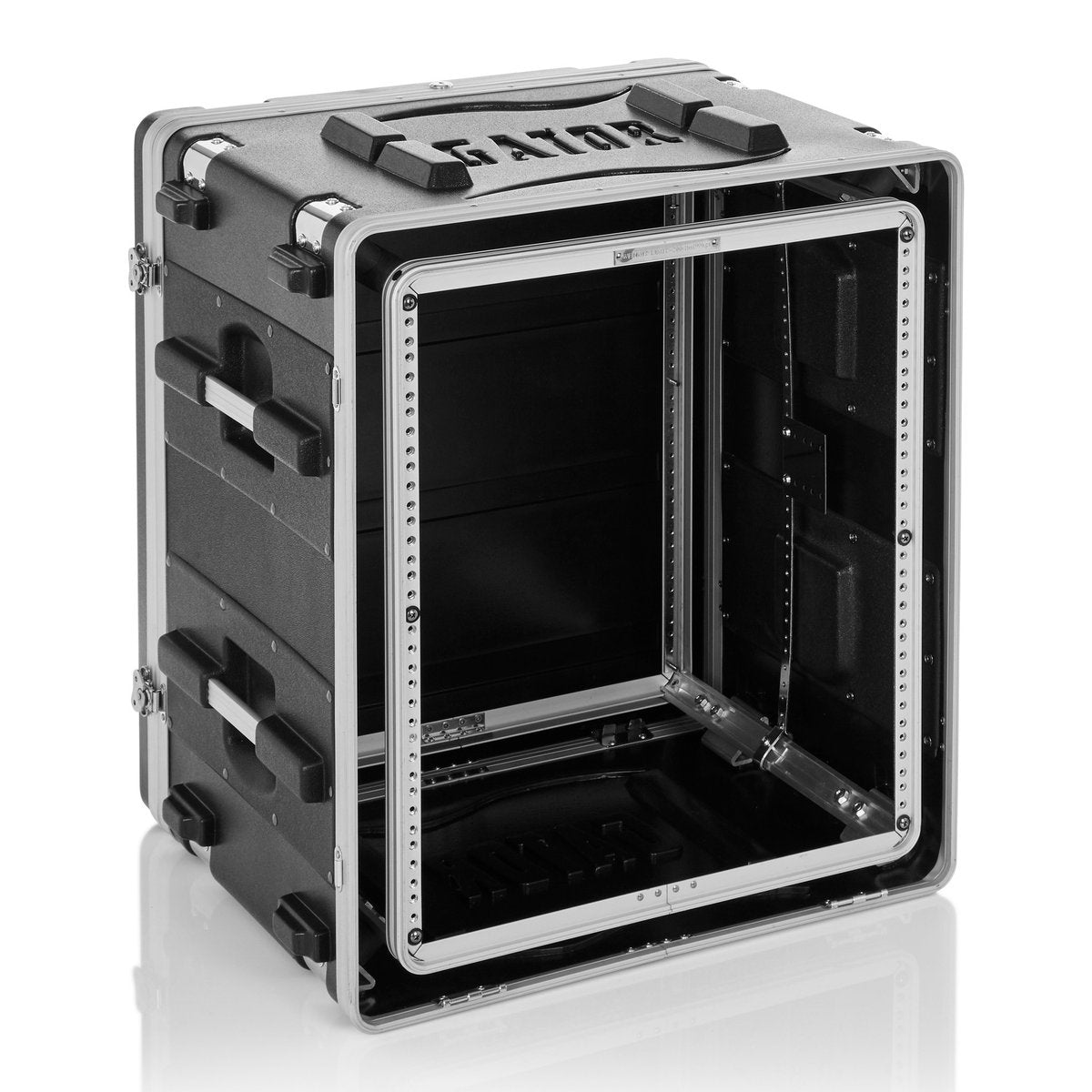 ATA Molded PE Shock Rack w/ Rubber Shock Suspension; 12U