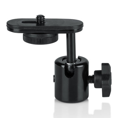 Camera Mount Mic Stand Adapter with Ball-and-Socket Head