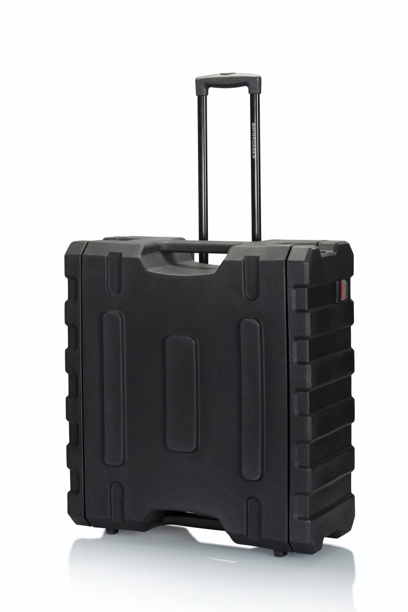 Pro-Series Molded Mil-Grade PE Rack Case; 4U, 19" Deep; w/ Handle & Wheels