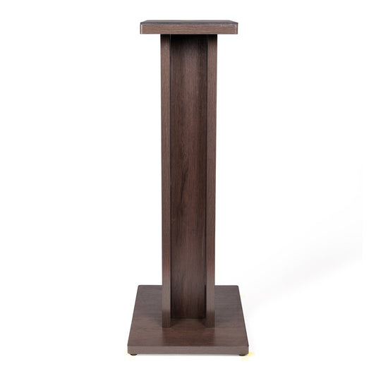 Frameworks Elite Series Floor-Standing Studio Monitor Speaker Stand in Dark Walnut Brown Finish