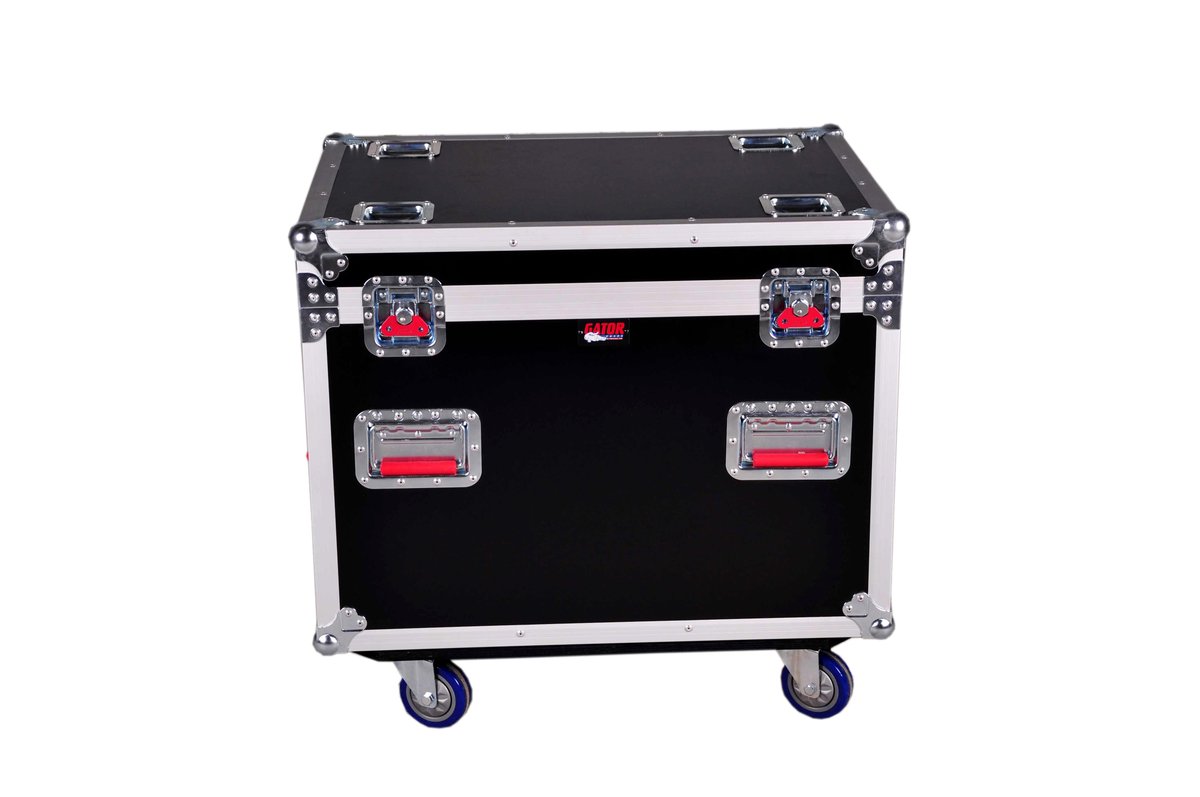 Truck Pack Utility ATA Flight Case; 45” x 30” x 30” Exterior Before Casters; 12mm Wood Construction, Dividers and Lift-Out Trays