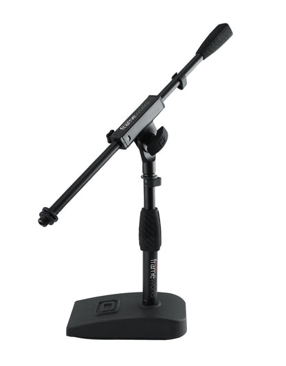 Frameworks Bass Drum and Amp Mic Stand with Single Section Boom