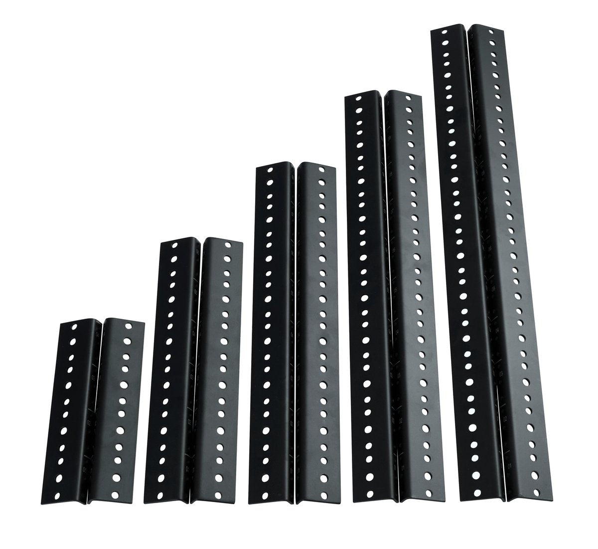 Gator Rackworks Rack Rail Set; 12U Tapped 10-32