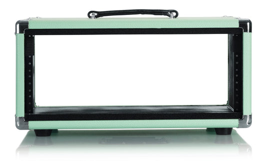Vintage Amp Vibe Rack Case – 4U Seafoam Green