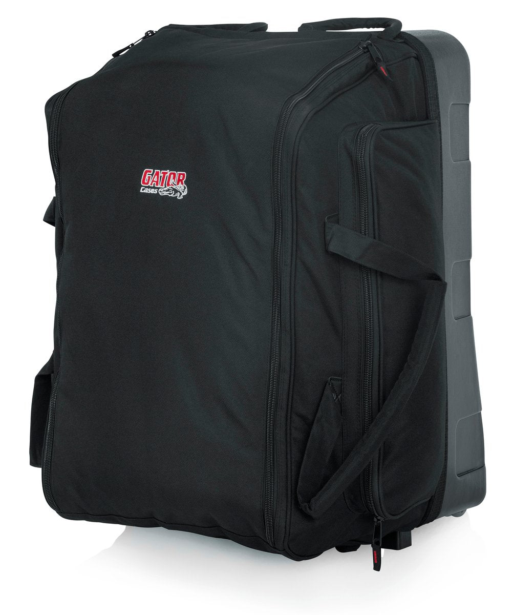 Speaker Bag w/ Reinforced Molded Bottom, In-Line Wheels, & Pull-Out Handle; Fits EV Sx100 & Many Others